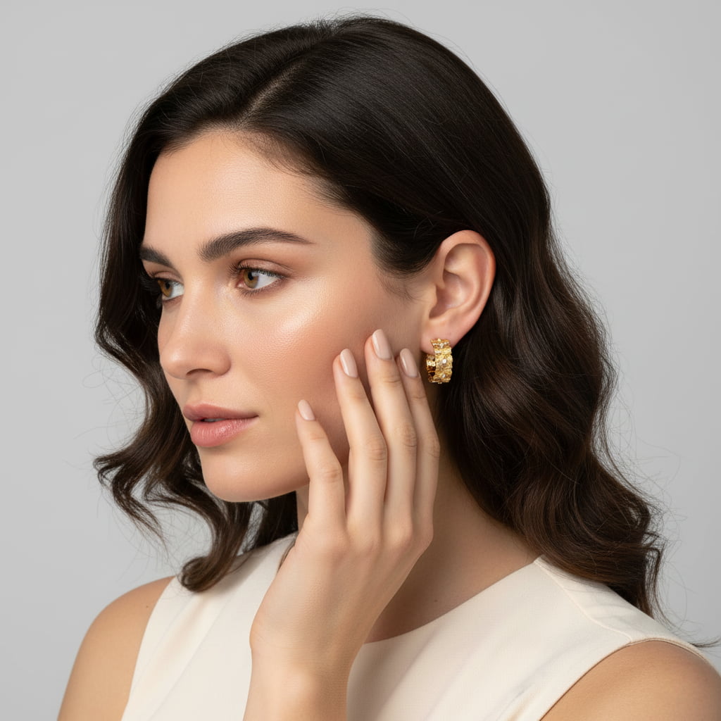 Theiaura Livia Weave Hoops Earrings - THEIAURA&CO.