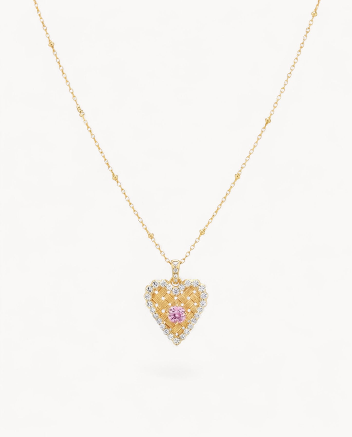 Theiaura Loveweave Heart Pendant Necklace - THEIAURA&CO.