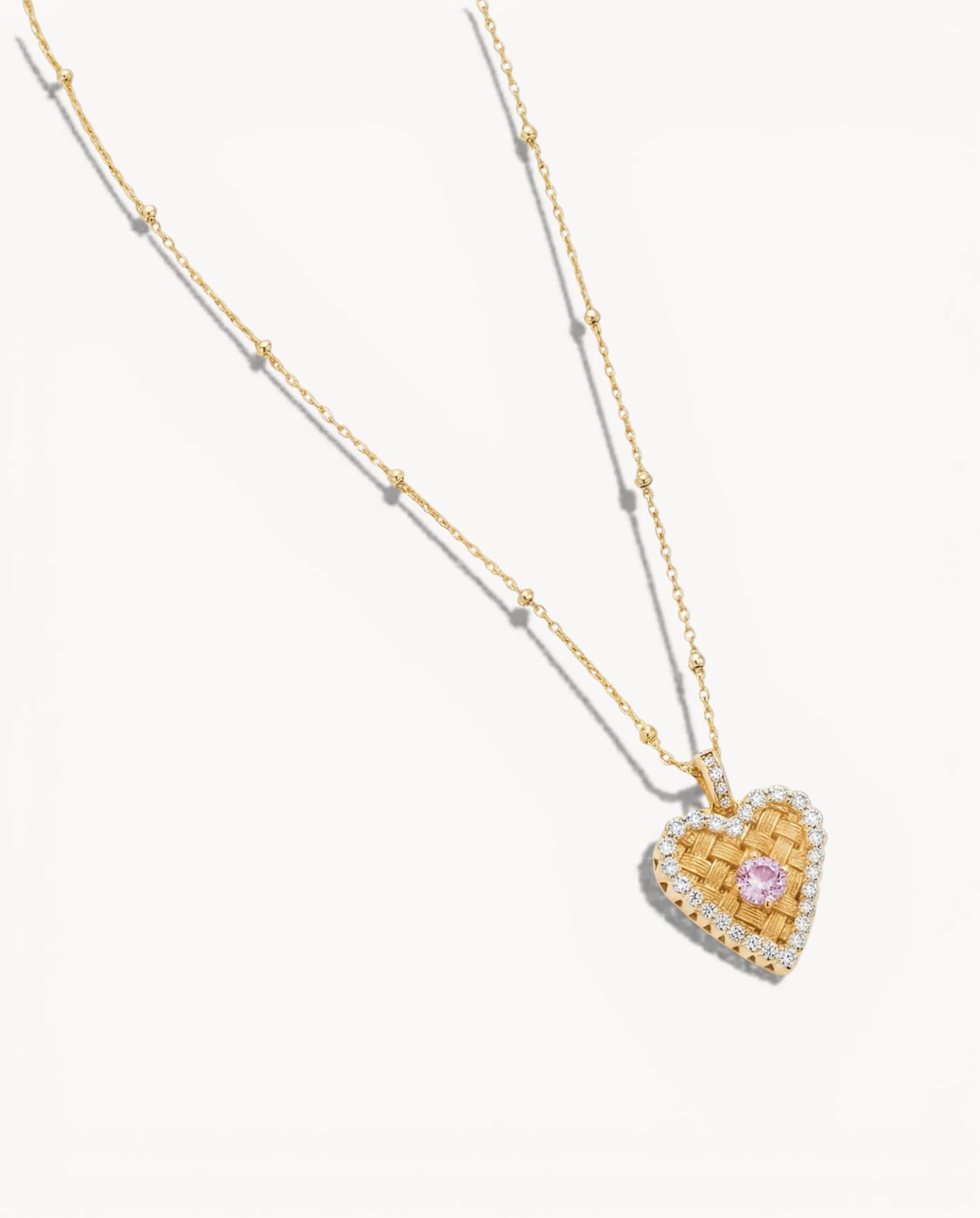 Theiaura Loveweave Heart Pendant Necklace - THEIAURA&CO.