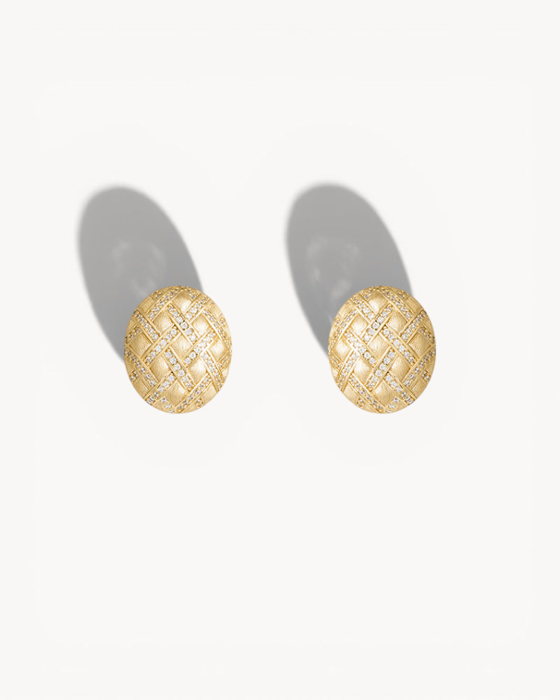 Theiaura Lucent Veil Stud Earrings - THEIAURA&CO.