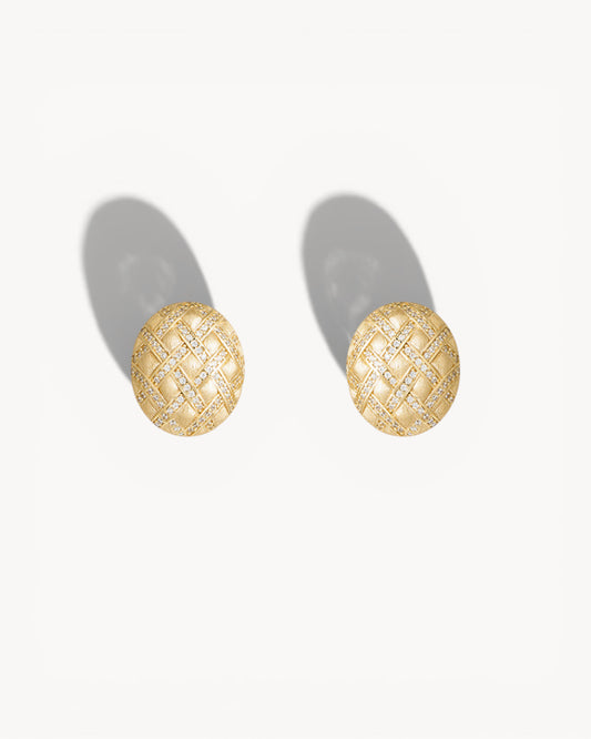 Theiaura Lucent Veil Stud Earrings - THEIAURA&CO.