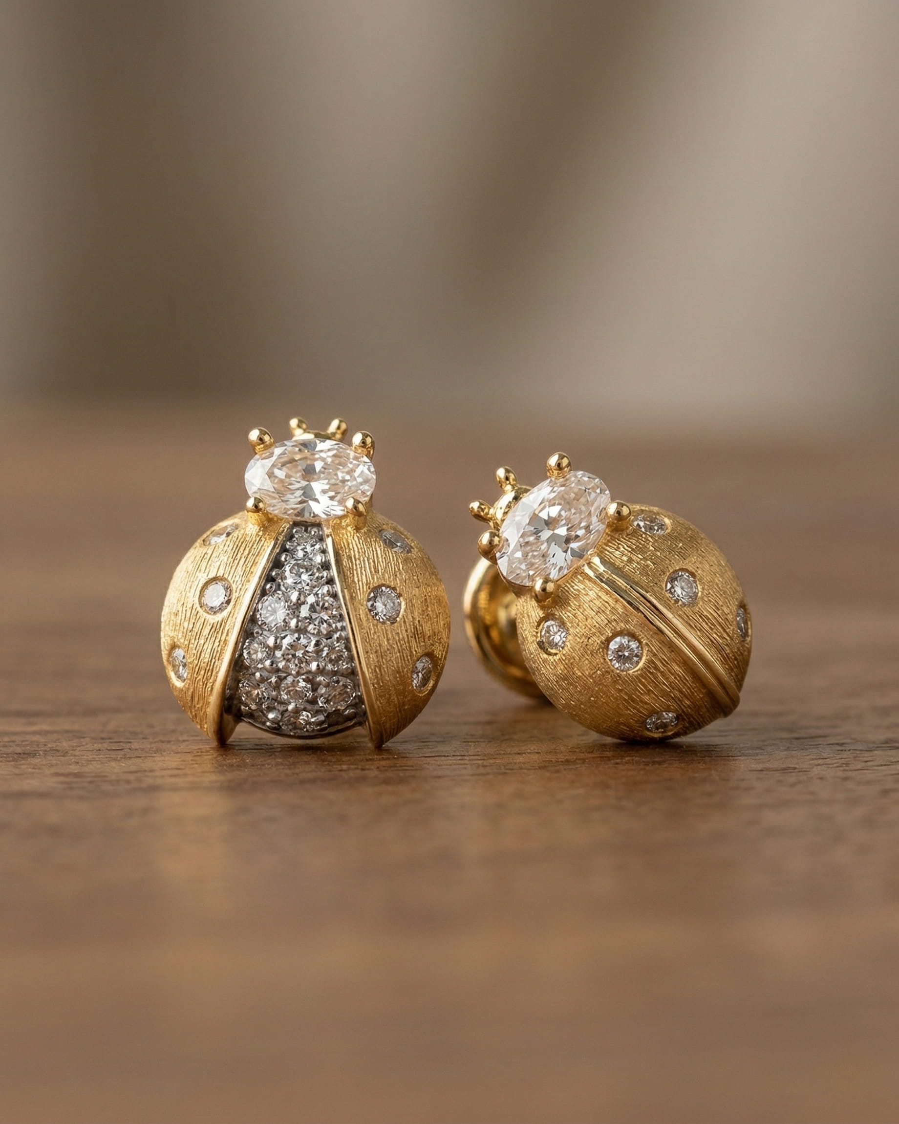Theiaura Lucky Beetle Stud Earrings - THEIAURA&CO.