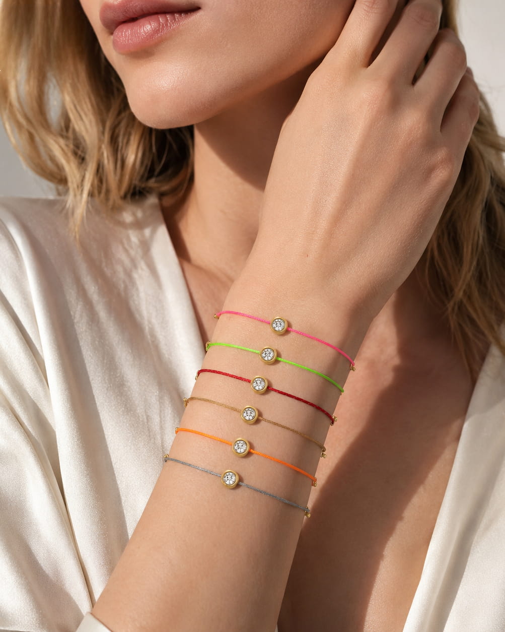 Theiaura Lucky Bezel Bracelet - THEIAURA & CO.