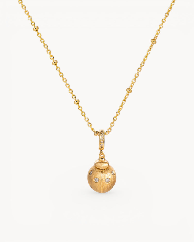 Theiaura Lucky Ladybug Necklace - THEIAURA & CO.