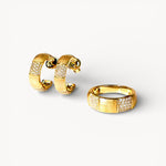 Theiaura Lumière Pause Hoop Earrings - THEIAURA&CO.