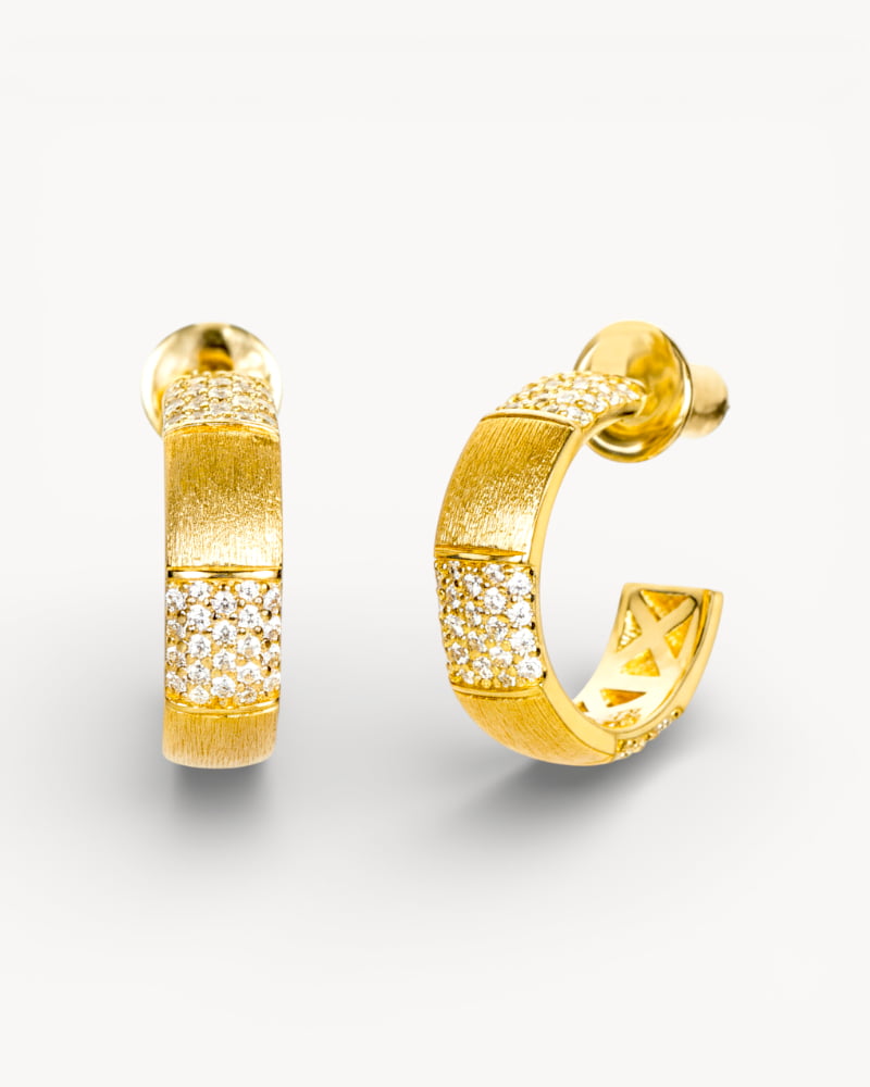 Theiaura Lumière Pause Hoop Earrings - THEIAURA&CO.