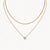 Theiaura Luminary Link Chain and Moissanite Necklace Set