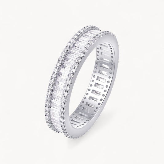 Theiaura Luxe Emerald Cut Moissanite Ring (4.6 Ct. Tw.) - THEIAURA&CO.