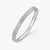 Theiaura Luxe Moissanite Bangle Bracelet – Triple Row Design