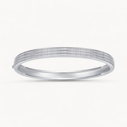 Theiaura Luxe Moissanite Bangle Bracelet - THEIAURA&CO.