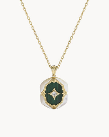 Theiaura Verde Grace Pendant Necklace - THEIAURA&CO.
