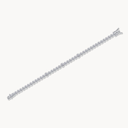 Theiaura Moissanite Bezel Tennis Bracelet (4.3 - 4.9 Ct. Tw.) - THEIAURA&CO.