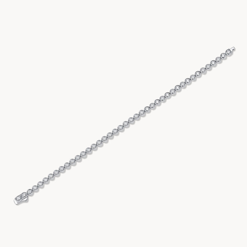 Theiaura Moissanite Bezel Tennis Bracelet - THEIAURA&CO.