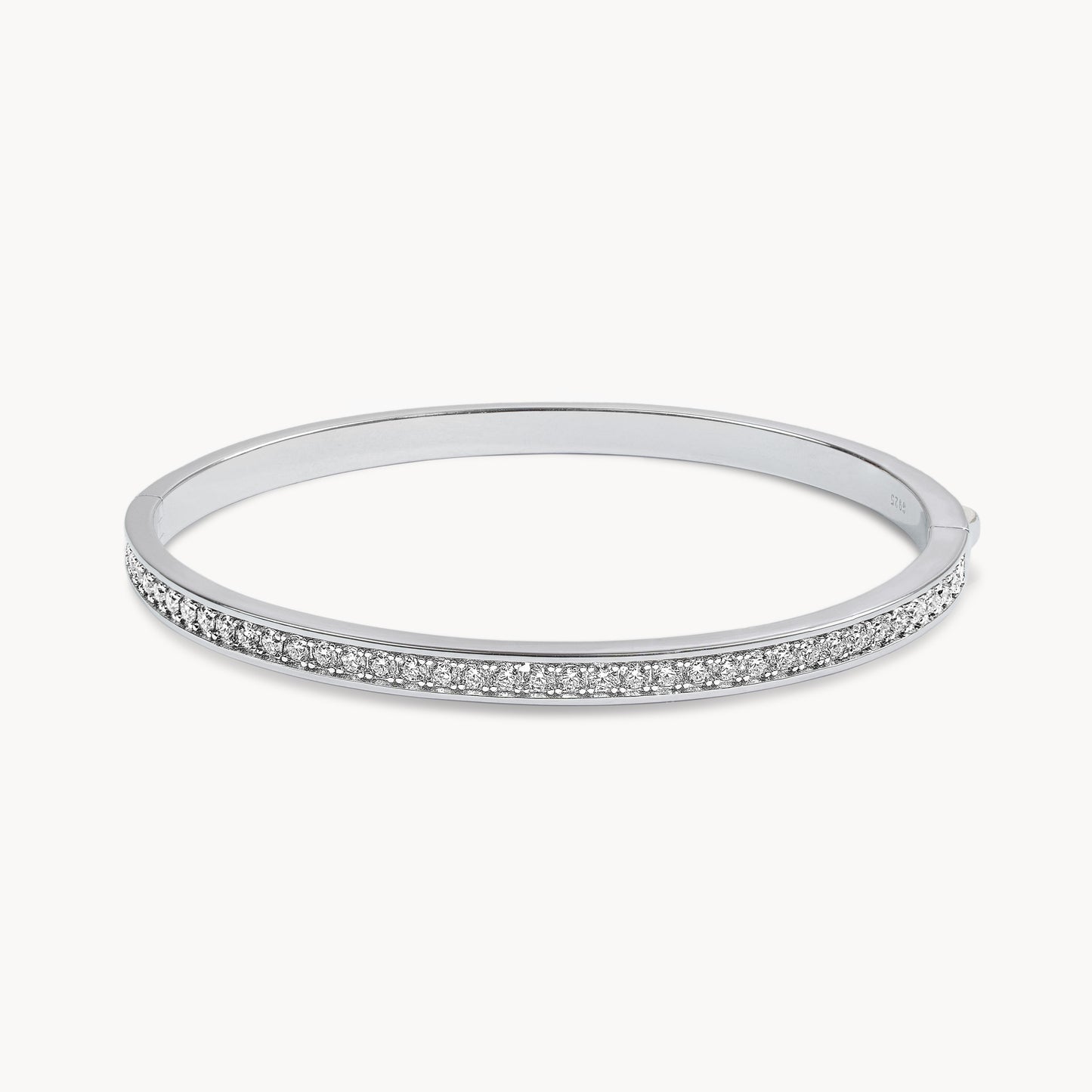 Theiaura Moissanite Eternity Bangle Bracelet - THEIAURA&CO.