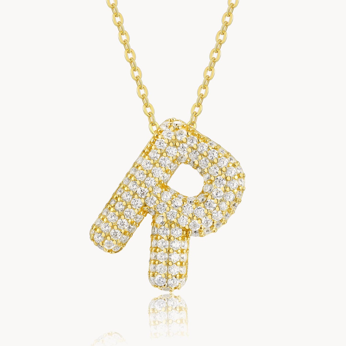Theiaura Moissanite Letter Necklace Pendant - THEIAURA&CO.