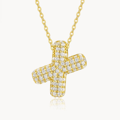 Theiaura Moissanite Letter Necklace Pendant - THEIAURA&CO.