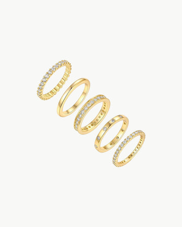 Theiaura Moissanite Ring Stack - THEIAURA&CO.