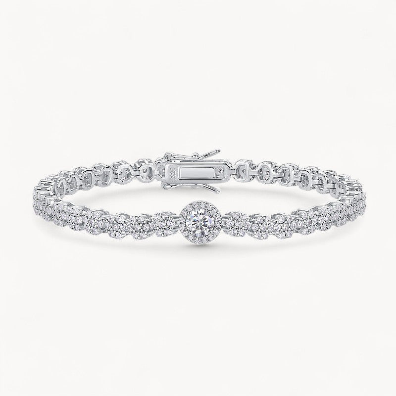 Theiaura Moissanite Tennis Bracelet - THEIAURA&CO.