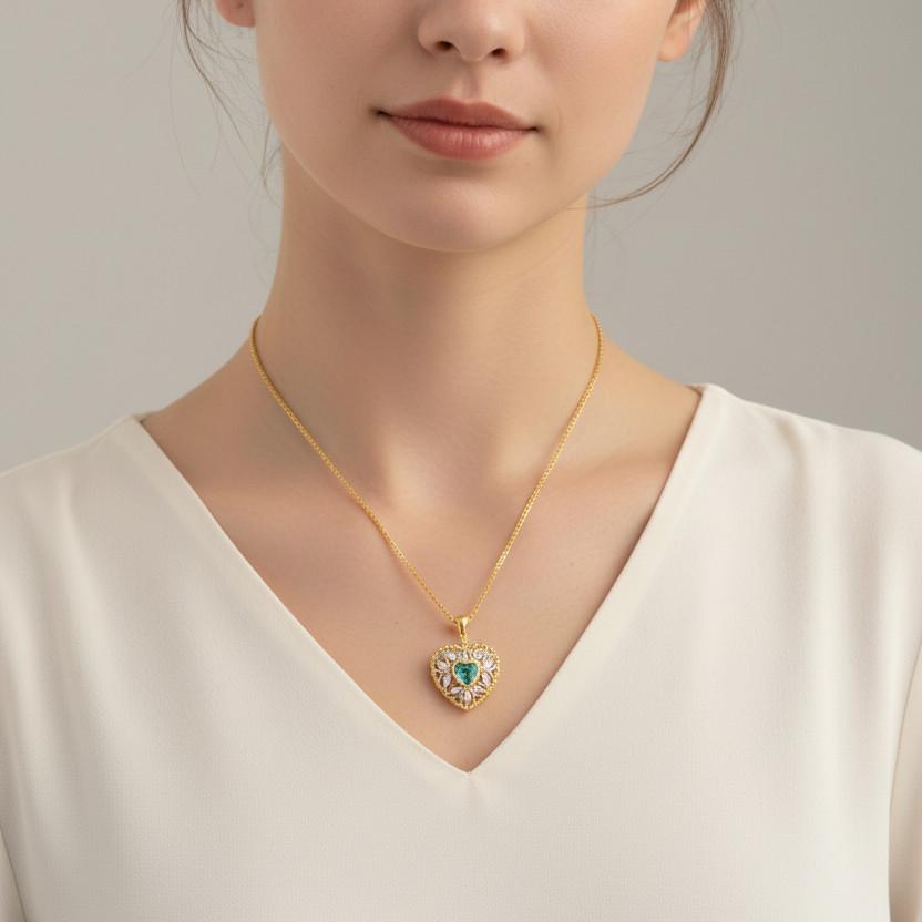 Theiaura Paraiba d'Amour Pendant Necklace - THEIAURA&CO.