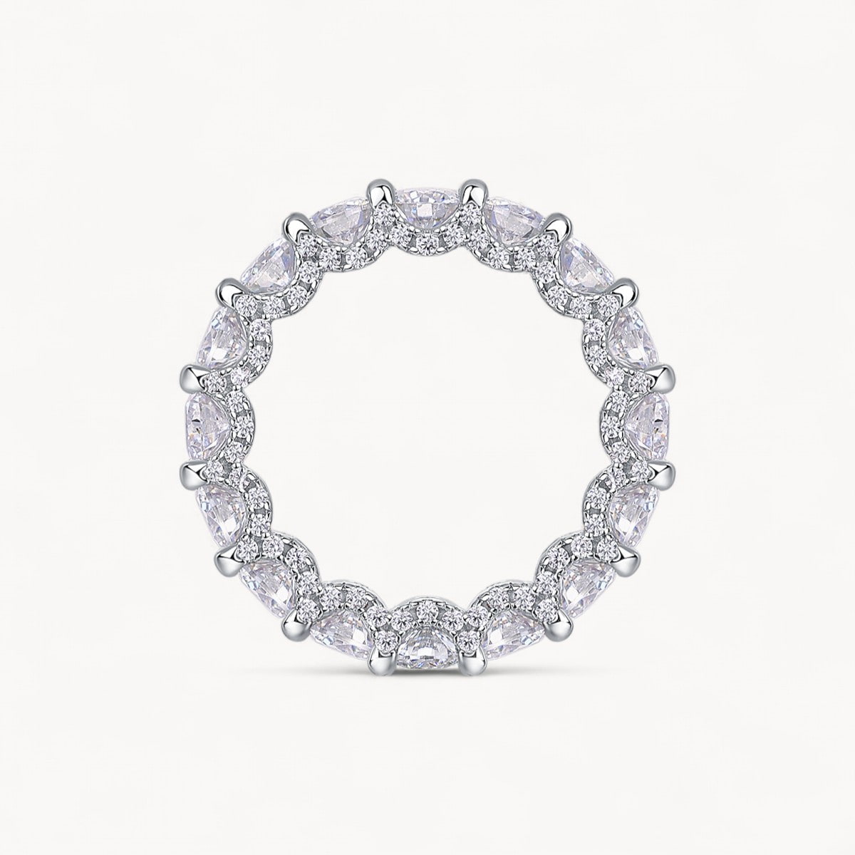 Theiaura Pavé Moissanite Ring (5.5 Ct. Tw.) - THEIAURA&CO.