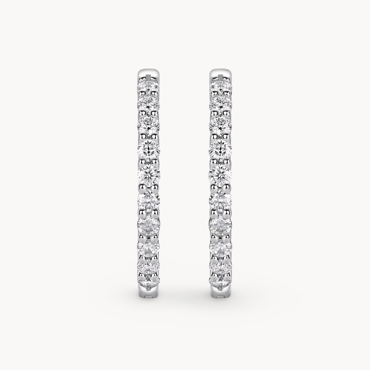 Theiaura Perfect Luxe Moissanite Hoop Earrings (2.52 Ct. Tw.) - THEIAURA&CO.