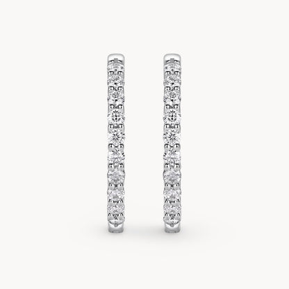 Theiaura Perfect Luxe Moissanite Hoop Earrings (2.52 Ct. Tw.) - THEIAURA&CO.