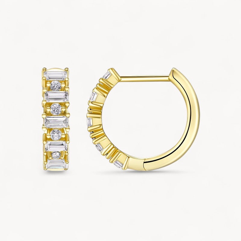 Theiaura Perfect Moissanite Hoop Earrings (2.24 Ct. Tw.) - THEIAURA&CO.