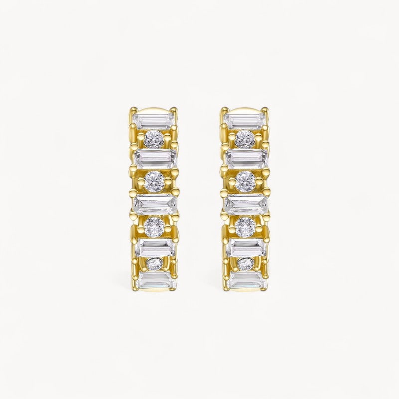 Theiaura Perfect Moissanite Hoop Earrings (2.24 Ct. Tw.) - THEIAURA&CO.