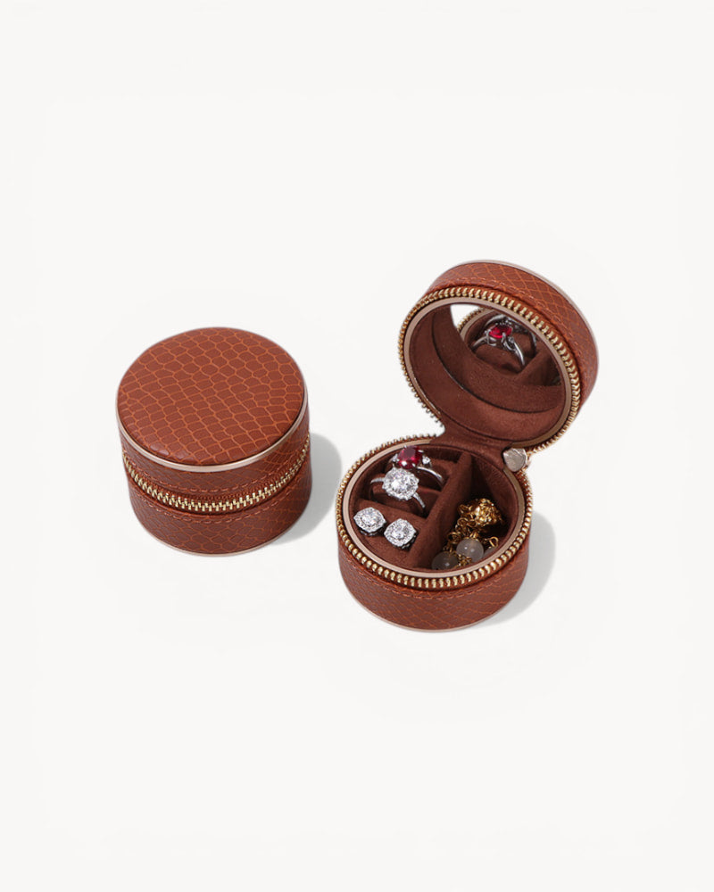 Theiaura Petite Croc Travel Case - THEIAURA&CO.
