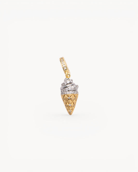 Theiaura Golden Cone Charm
