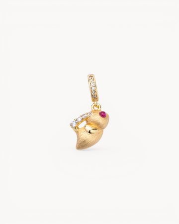 Theiaura Rouge Rabbit Pendant Necklace - THEIAURA & CO.