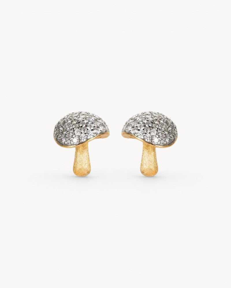 Theiaura Mori Dew Mushroom Stud Earrings