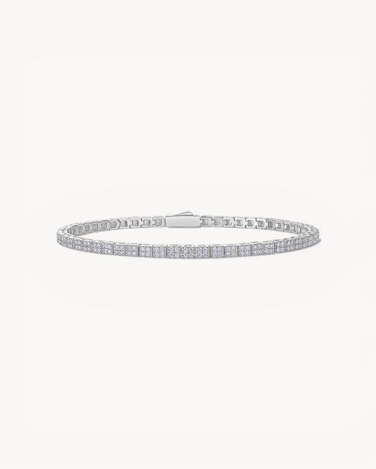 Theiaura Piano Poet Moissanite Tennis Bracelet