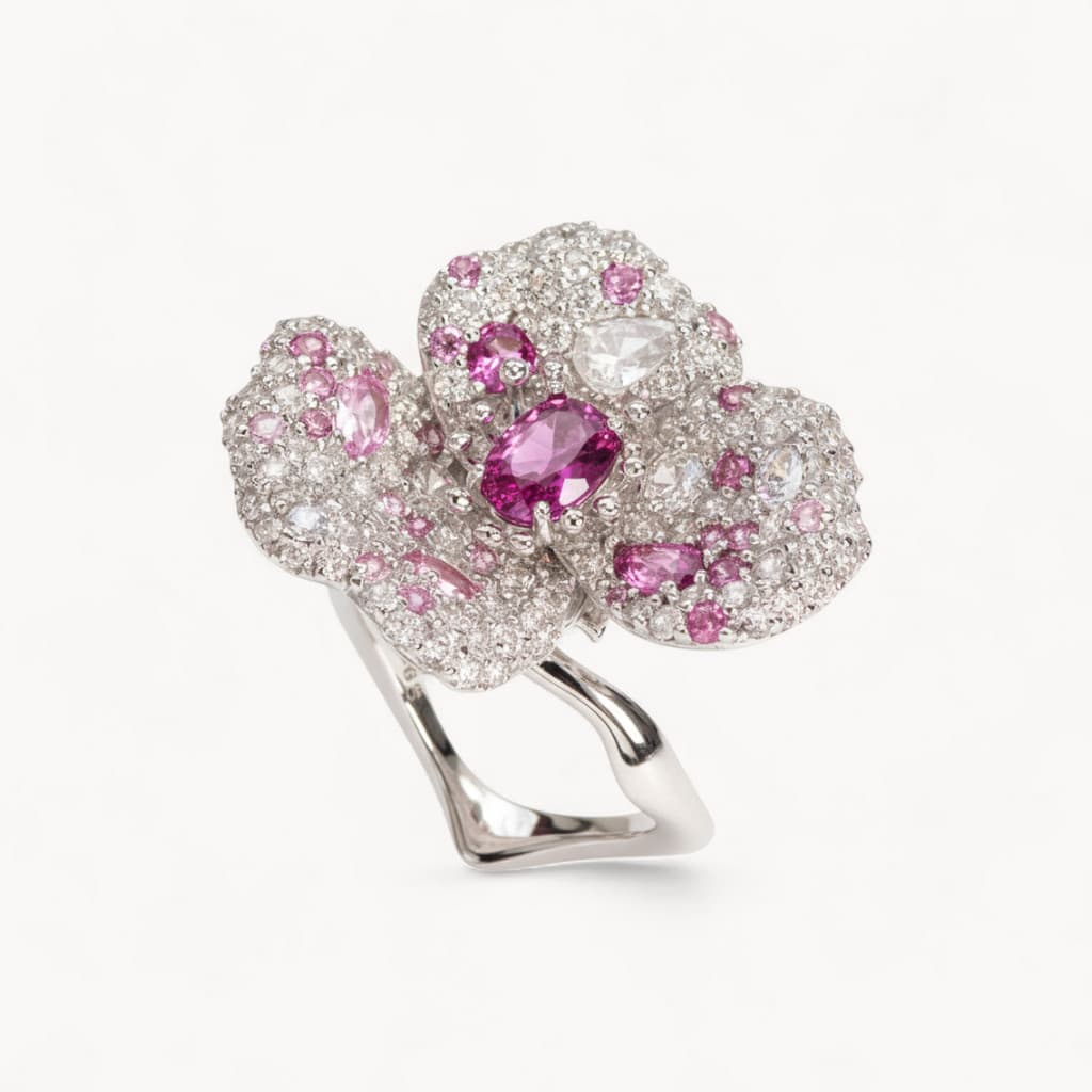 Theiaura Pink Bloom Ring - THEIAURA&CO.