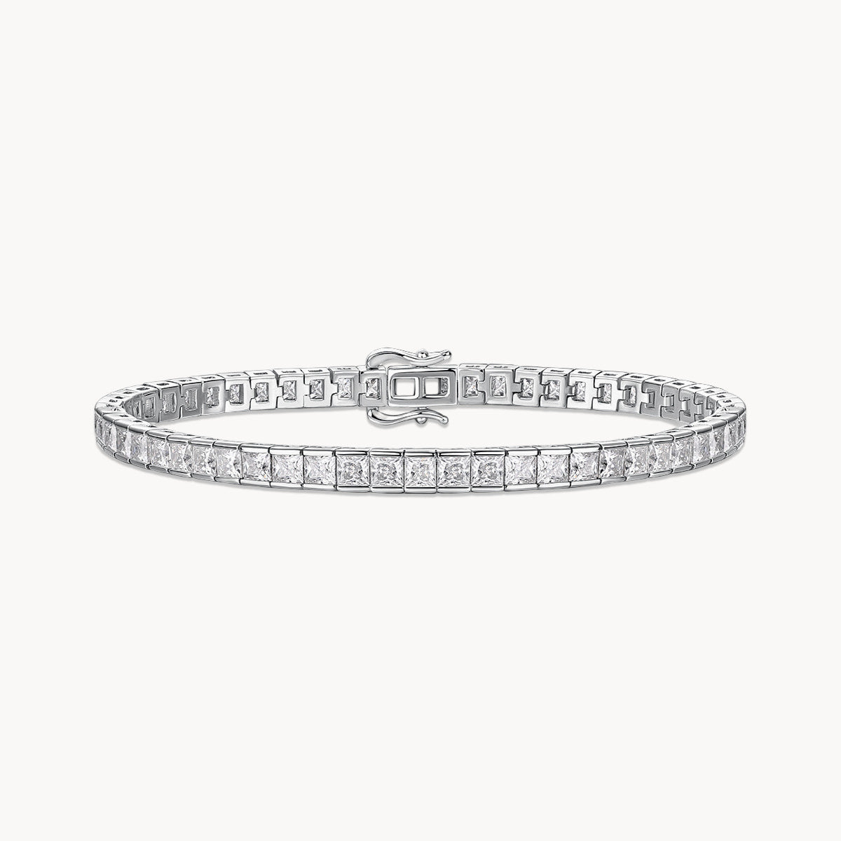 Theiaura Princess Moissanite Chain Bracelet - THEIAURA&CO.