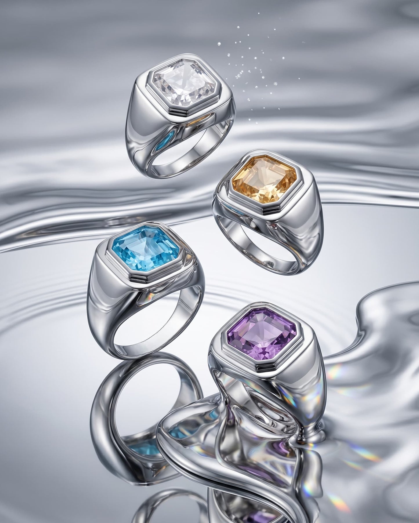 Theiaura Prism Signet Ring