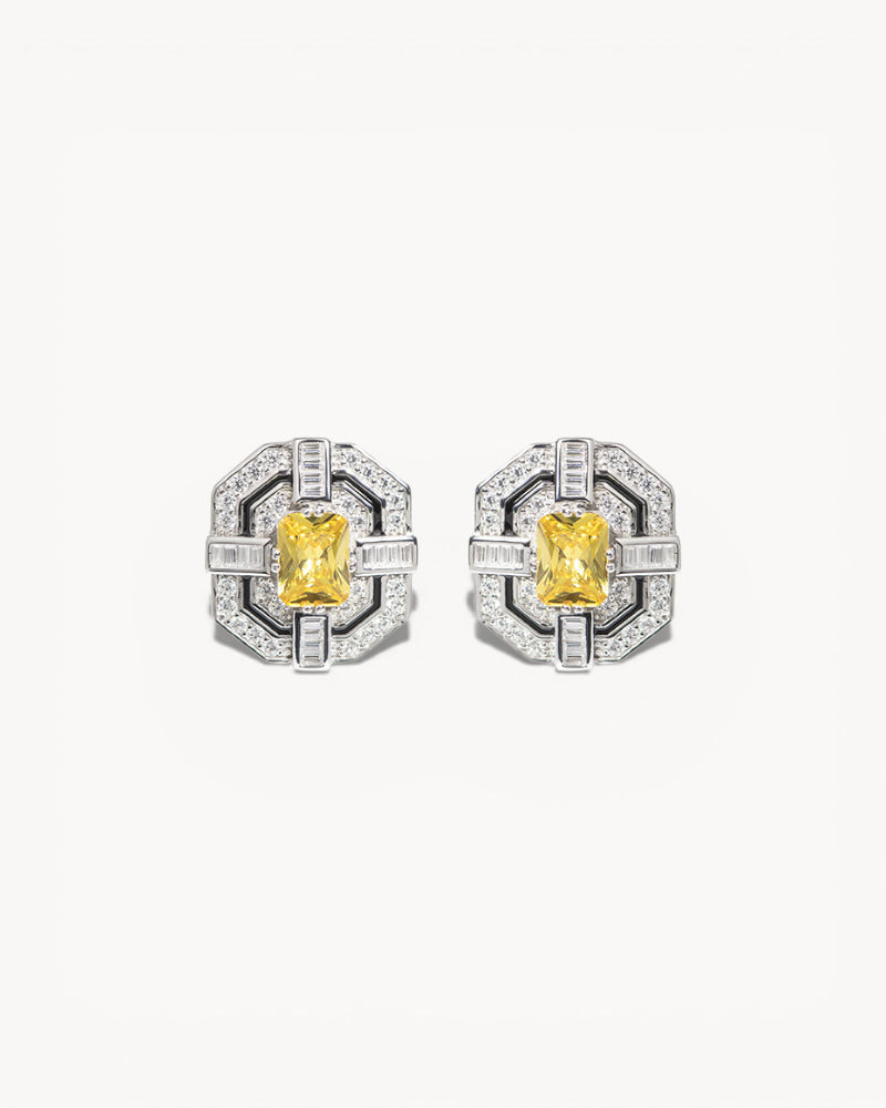 Theiaura Radiant Deco Stud Earrings - THEIAURA&CO.