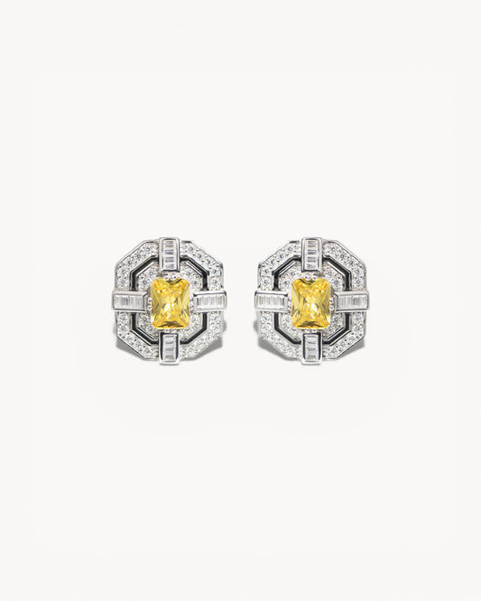 Theiaura Radiant Deco Stud Earrings - THEIAURA&CO.