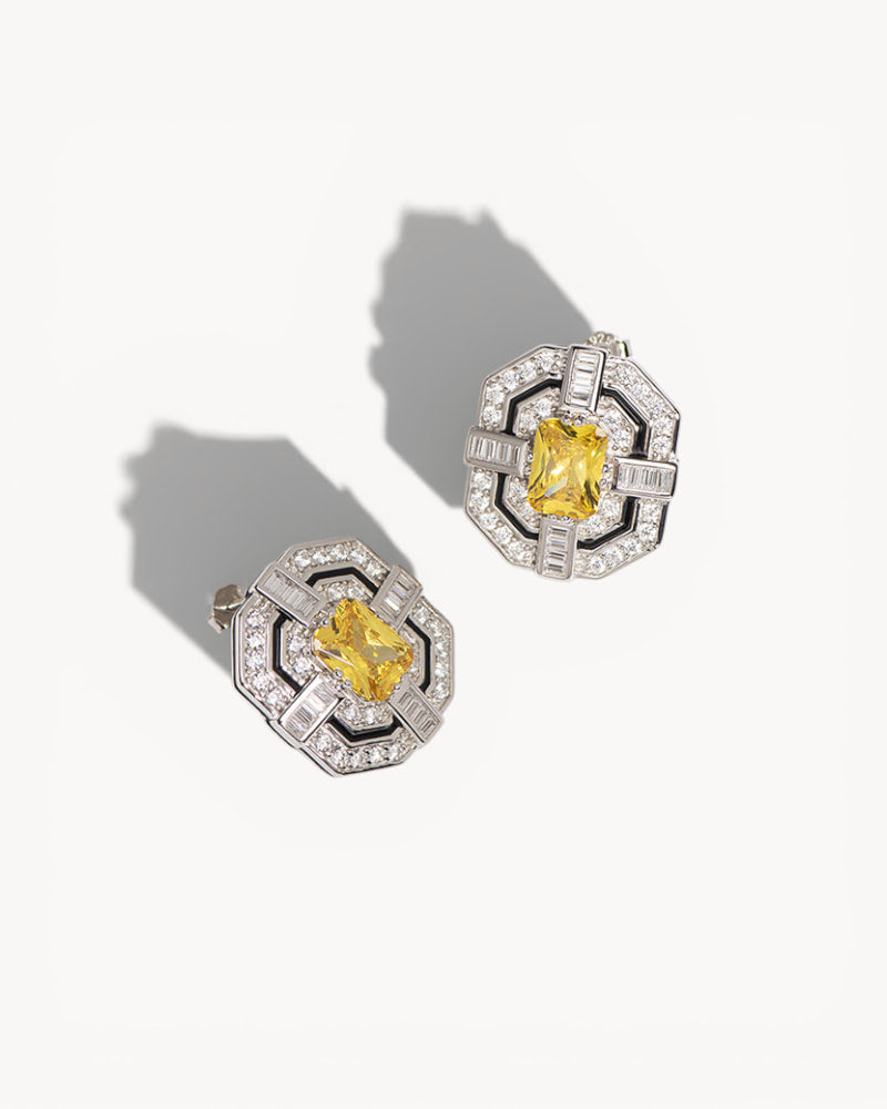 Theiaura Radiant Deco Stud Earrings - THEIAURA&CO.