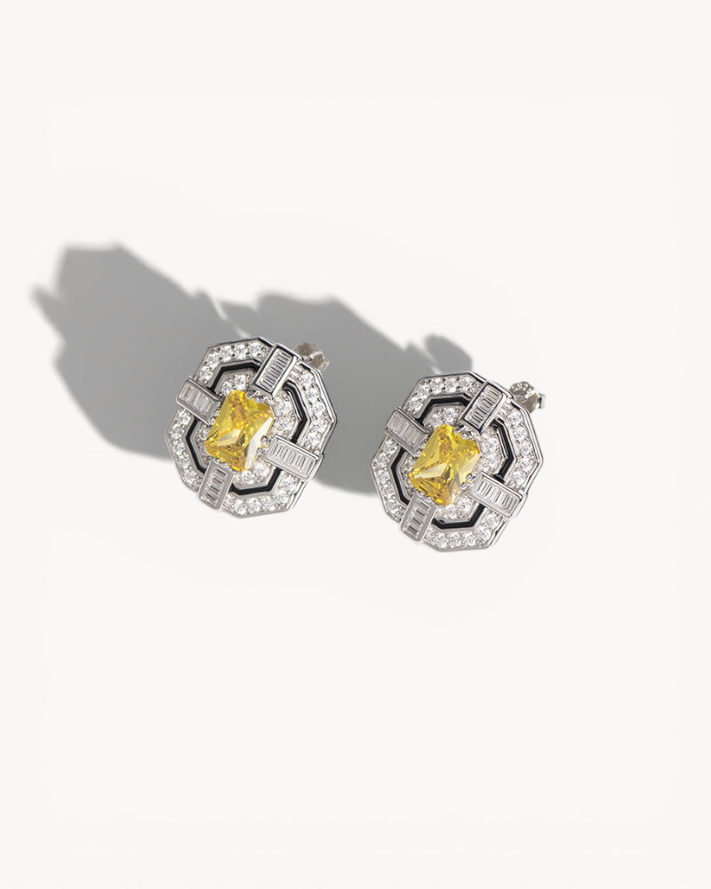 Theiaura Radiant Deco Stud Earrings - THEIAURA&CO.