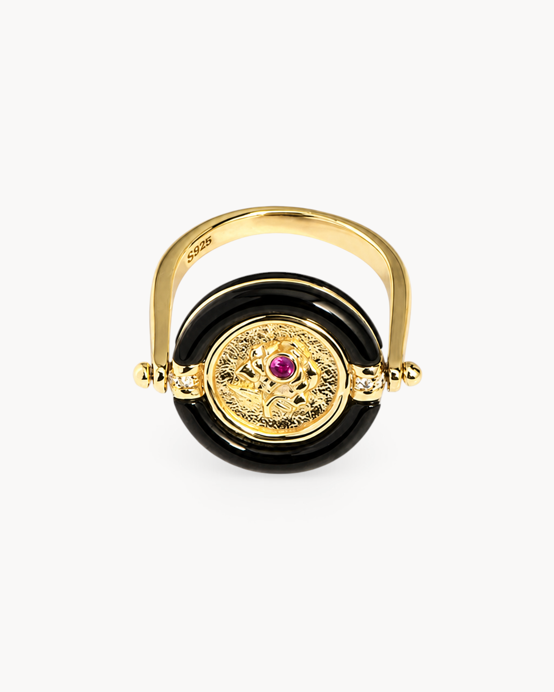 Theiaura Rosalia Medallion Ring - THEIAURA & CO.