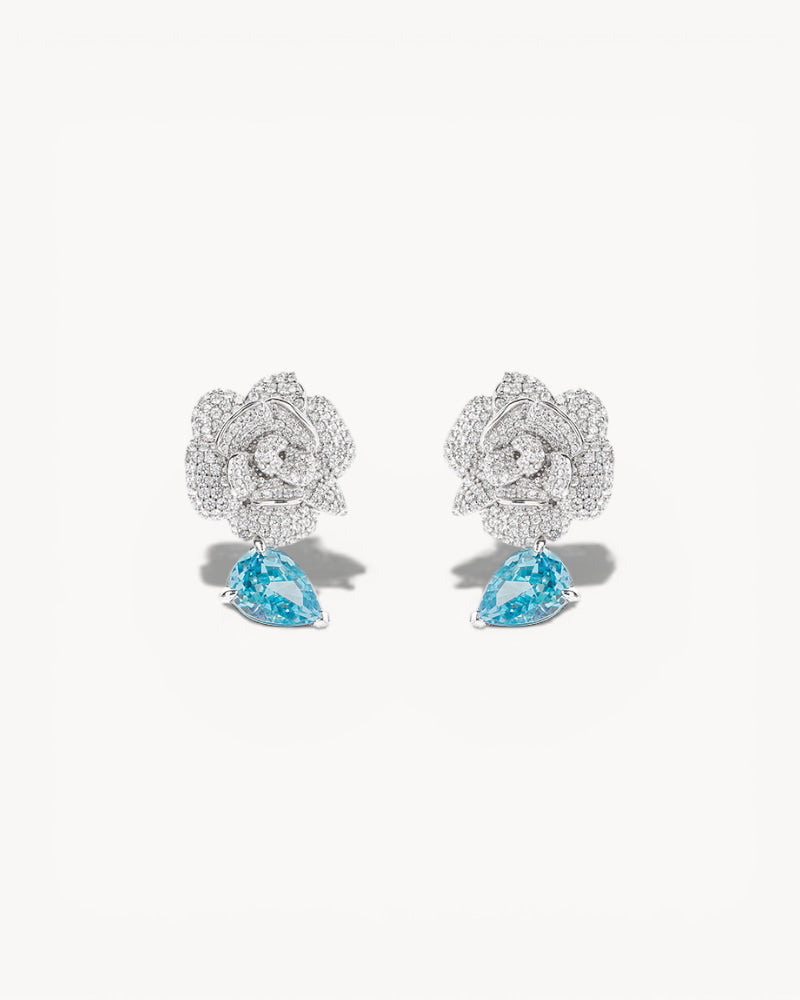 Theiaura Rosée Bleue Drop Earrings - THEIAURA&CO.