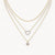 Theiaura Round and Heart Pavé Moissanite Necklace Set