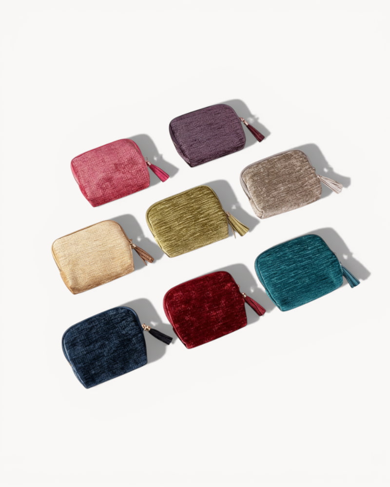 Theiaura Hand-Tailored Ripple Pouch - THEIAURA&CO.