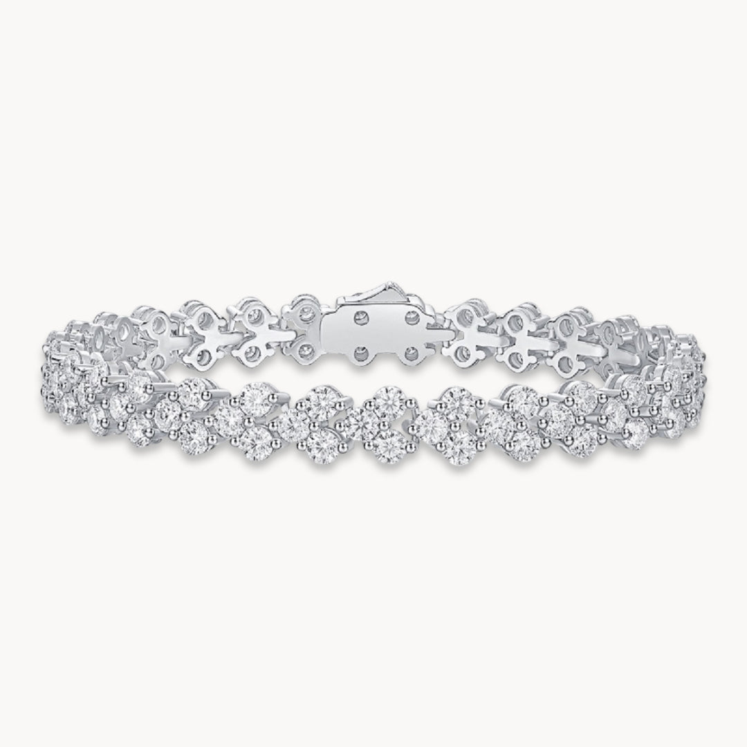 Theiaura Soleil Moissanite Tennis Bracelet (9.0 Ct. Tw.) - THEIAURA&CO.