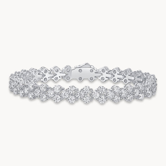 Theiaura Soleil Moissanite Tennis Bracelet (9.0 Ct. Tw.) - THEIAURA&CO.