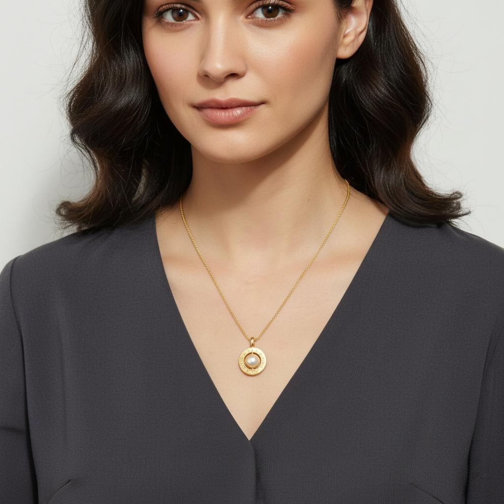 Theiaura Soleil Pearl Pendant Necklace - THEIAURA&CO.