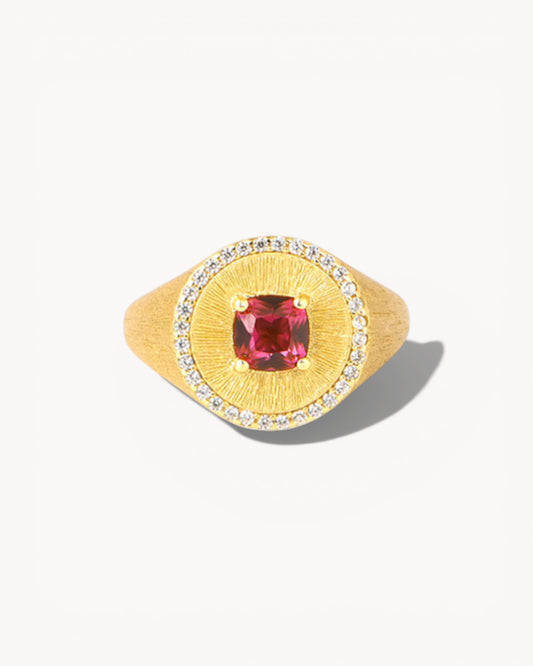 Theiaura Soleil Rouge Ring - THEIAURA&CO.