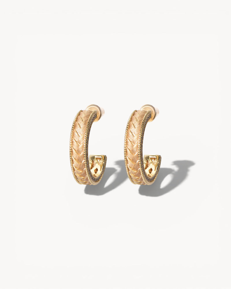 Theiaura Spiga Hoop Earrings - THEIAURA&CO.
