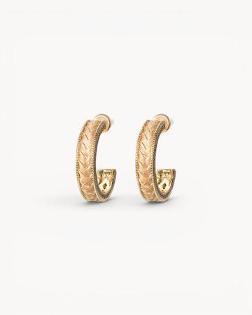 Theiaura Spiga Hoop Earrings - THEIAURA&CO.